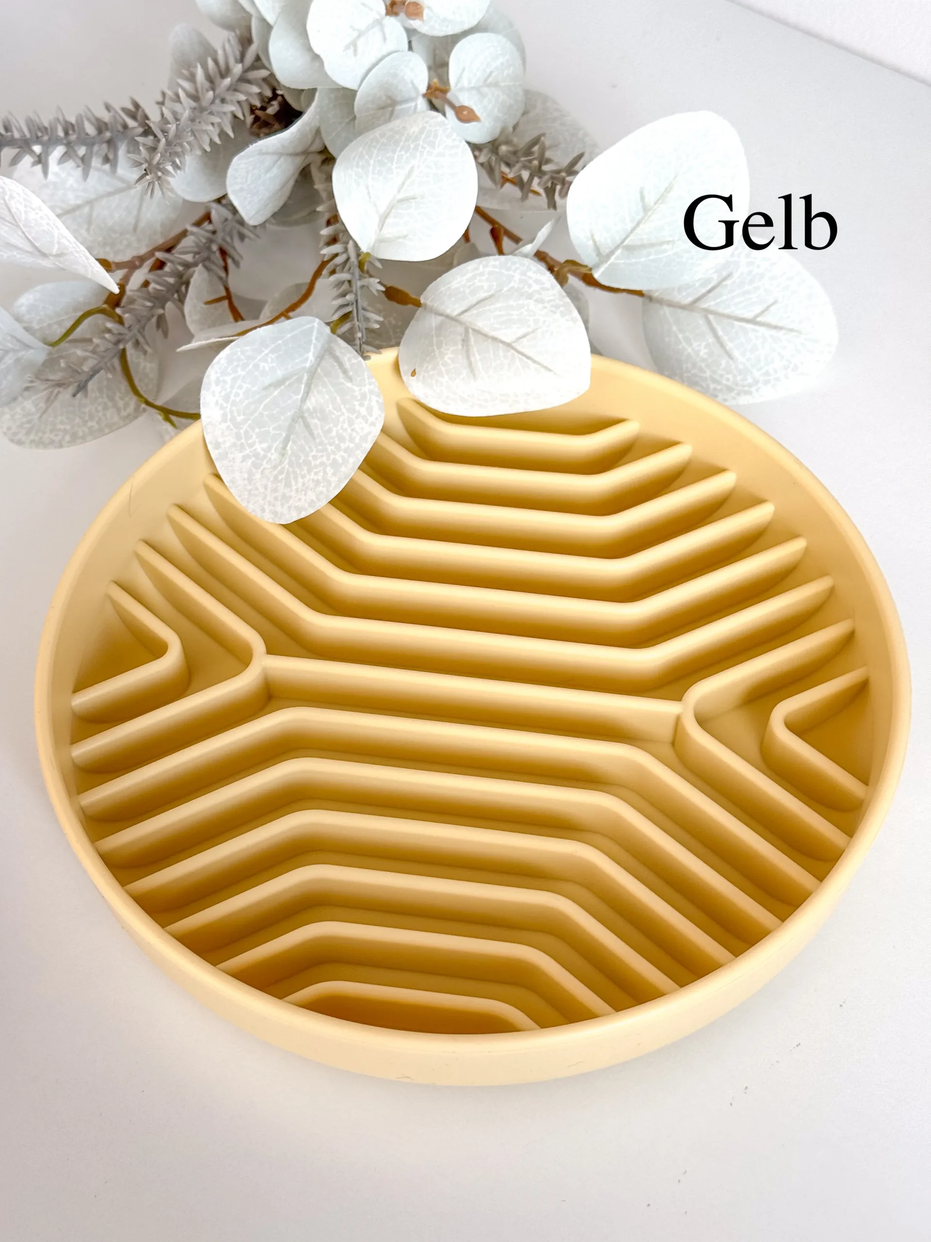 Slow Bowl Stripes Gelb