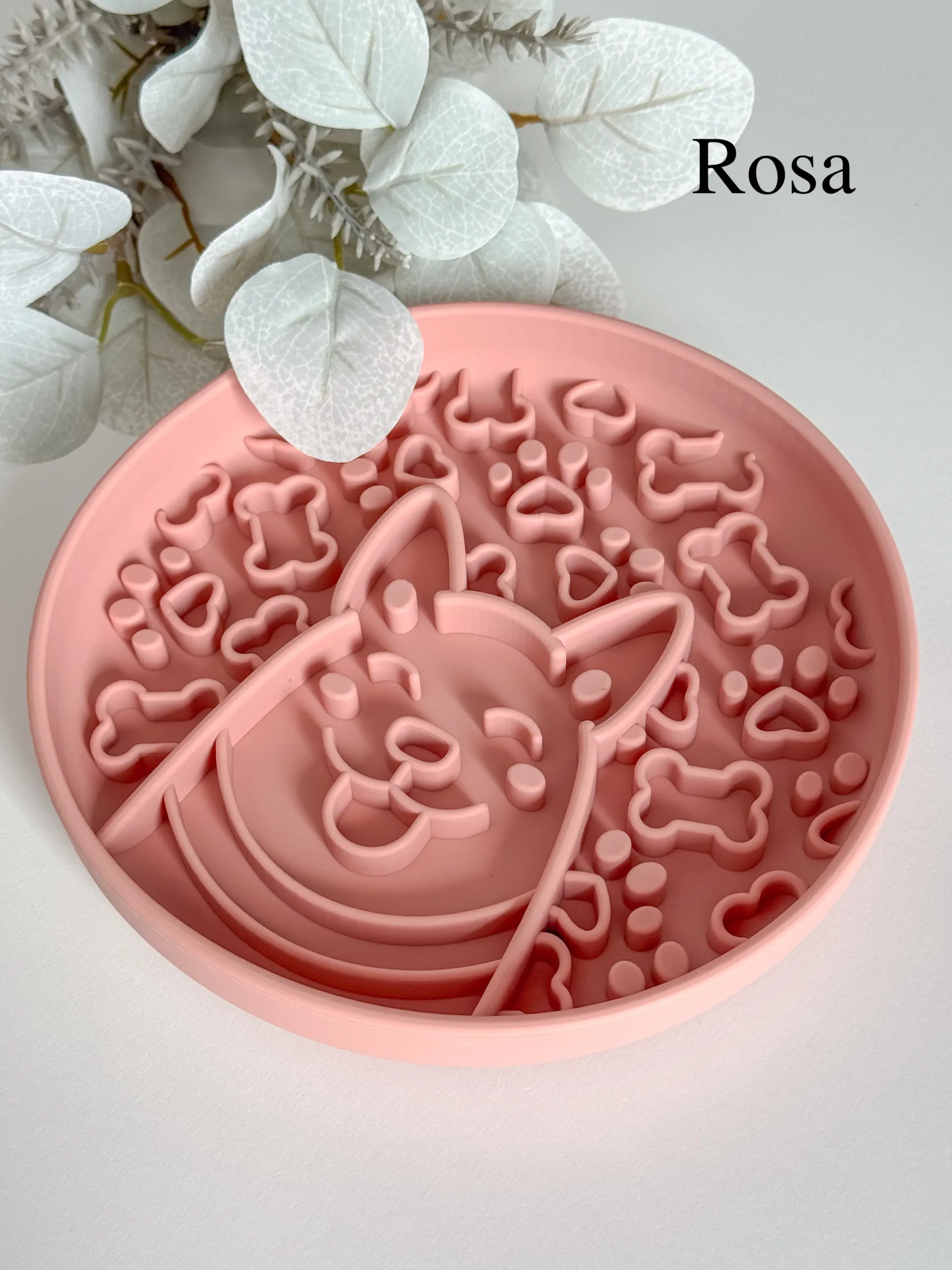 Slow Bowl Happy Dog Rosa