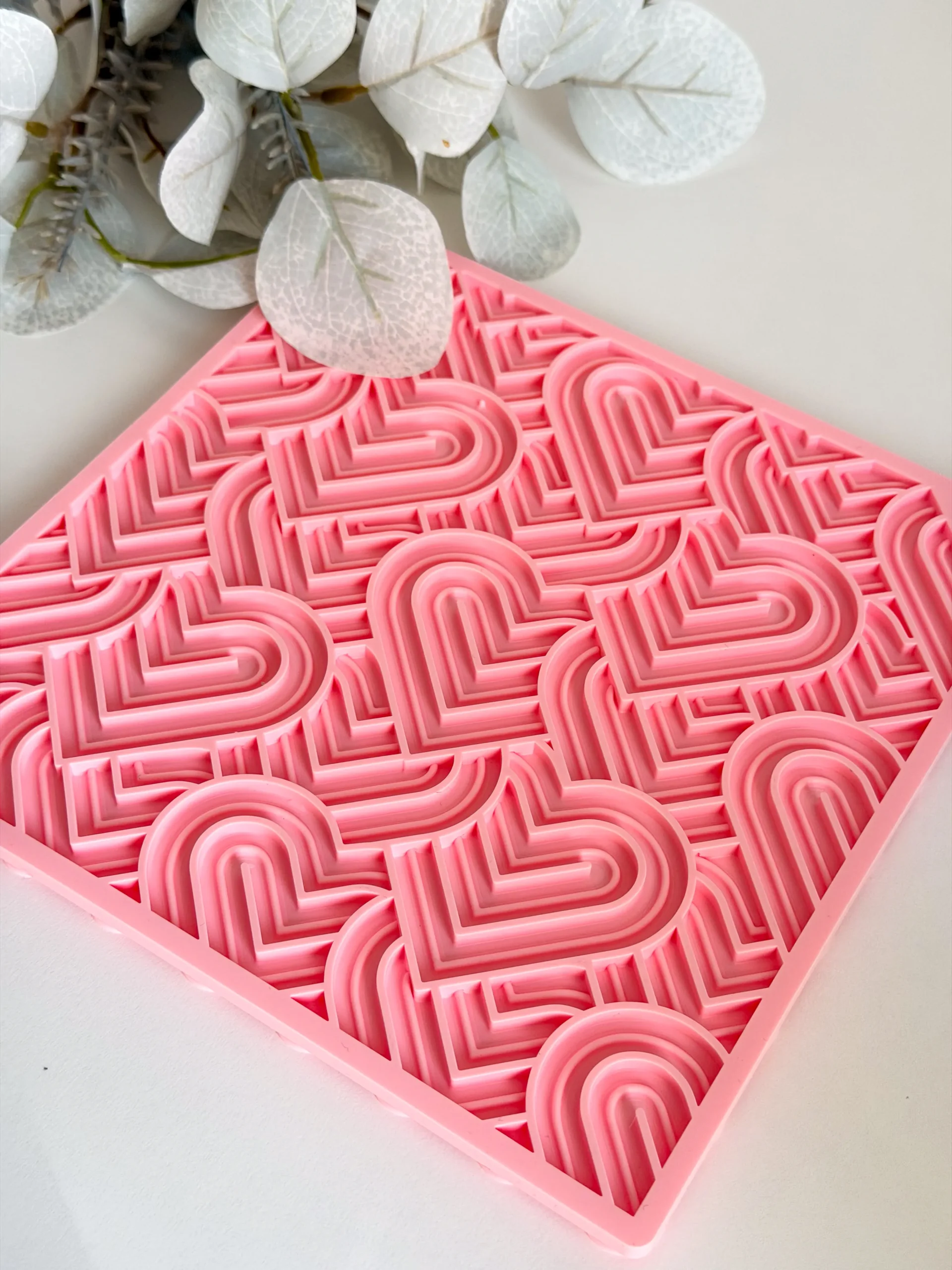 Heartbeat Schleckmatte Rosa